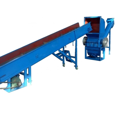 Línea móvil cadena de la granulación del PVC de producción machacante inútil plástica de la arena de la piedra
