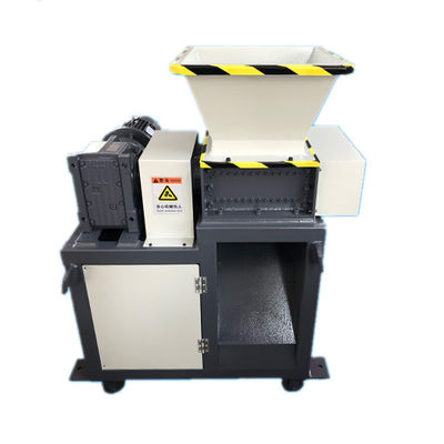 Máquina machacante multifuncional doble plástica de la picadora de papel del eje